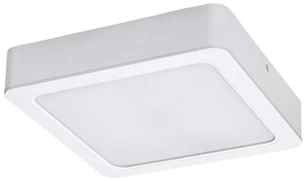 Plafoniera LED design modern Shaun alb 22x22cm
