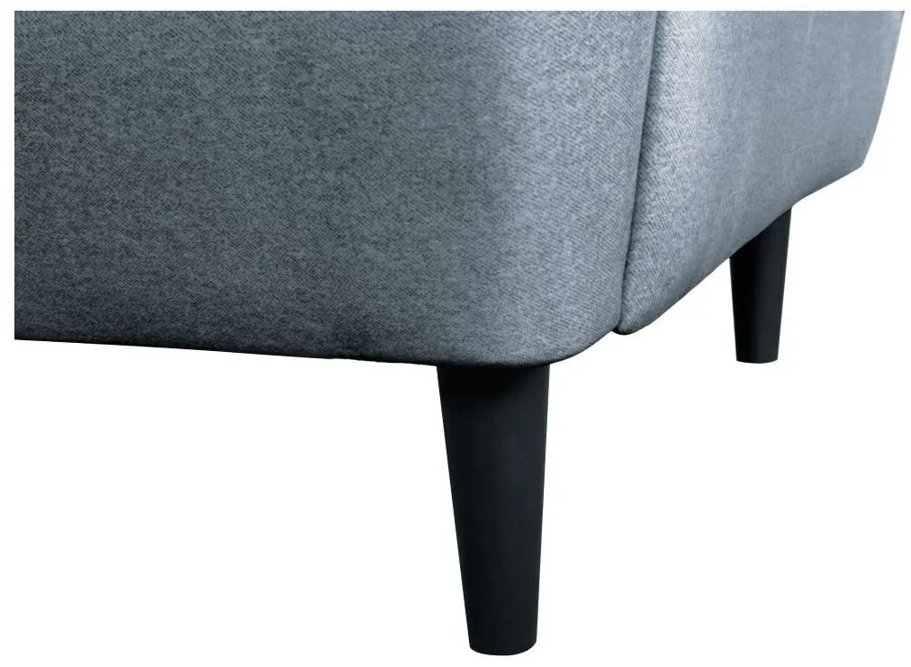 Fotoliu cu urechi Lotonas (gri albastru + wenge + negru) . 1097165