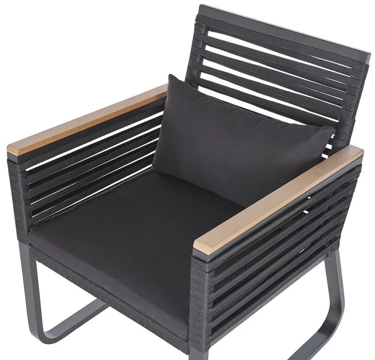 Set mobilier de grădină Carisa (negru). 1035691