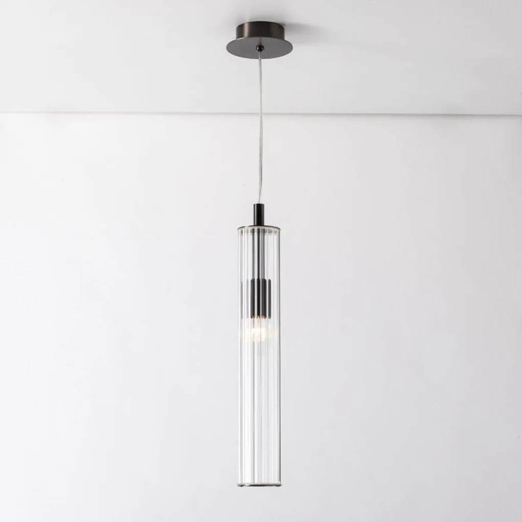 Lustra, Pendul design modern ARIA titan periat