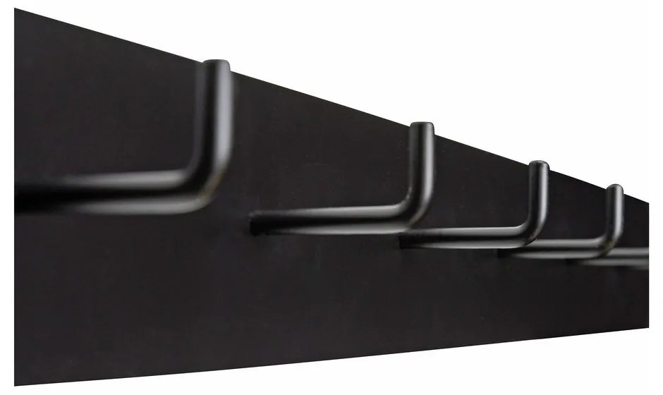 Cuier de perete negru din metal Hack – Hübsch