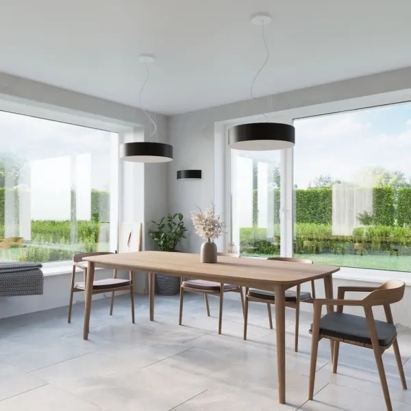 Lustră pe cablu SKALA 3xE14/60W/230V d. 30 cm neagră Sollux SL.0756