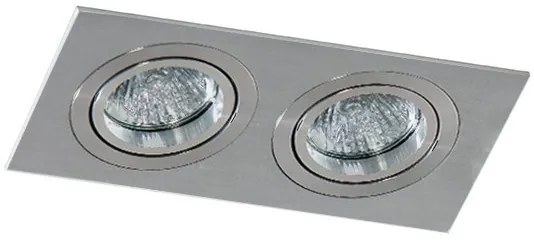 Spot incastrat tavan/plafon CARO 2 S aluminiu