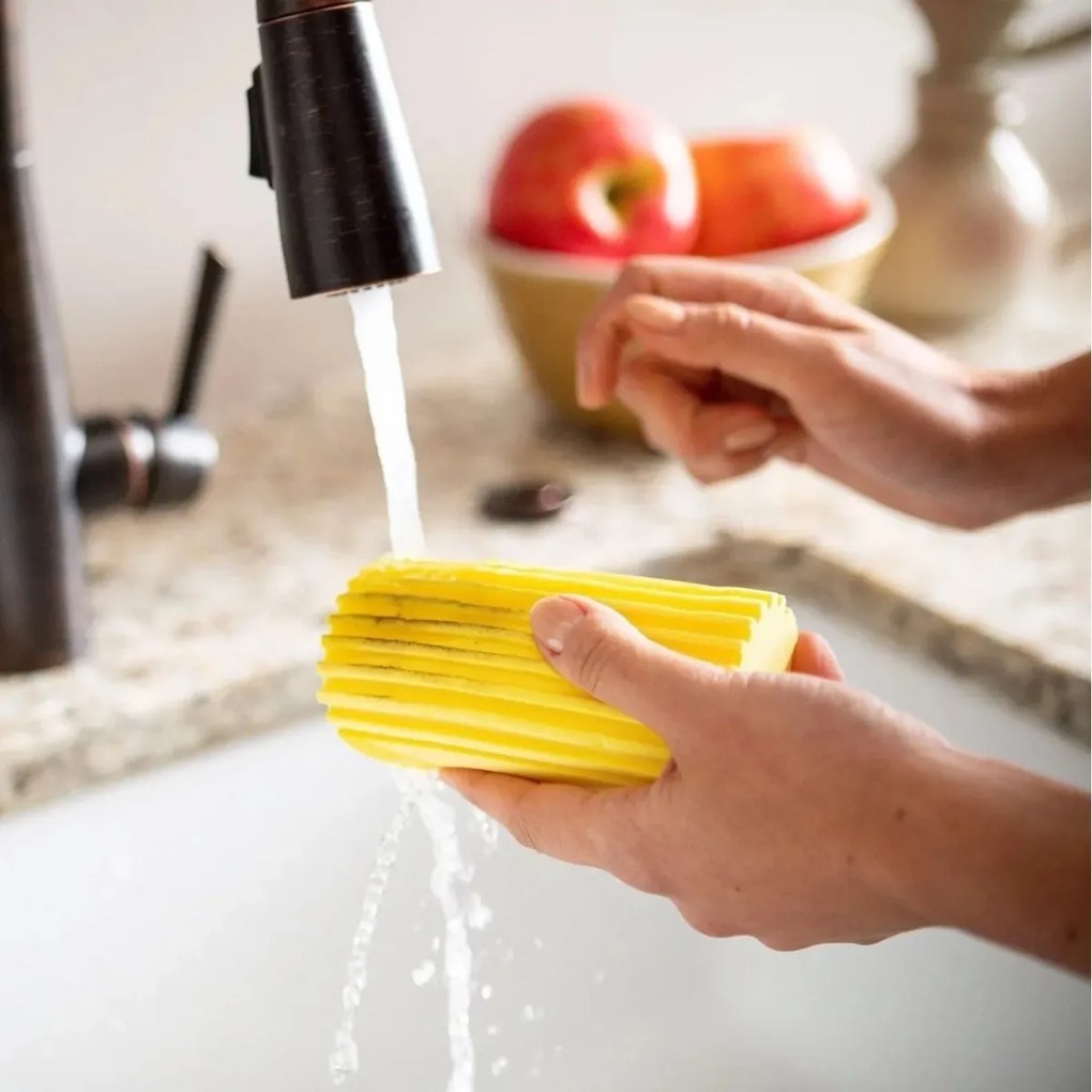 Scrub Daddy Damp Duster, burete pentru ștergereaprafului, roz