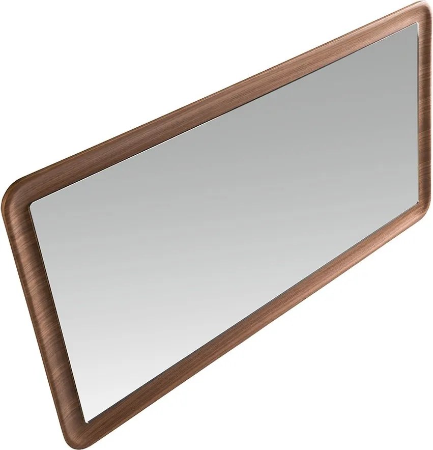 Oglinda decorativa design LUX Rectangular Walnut