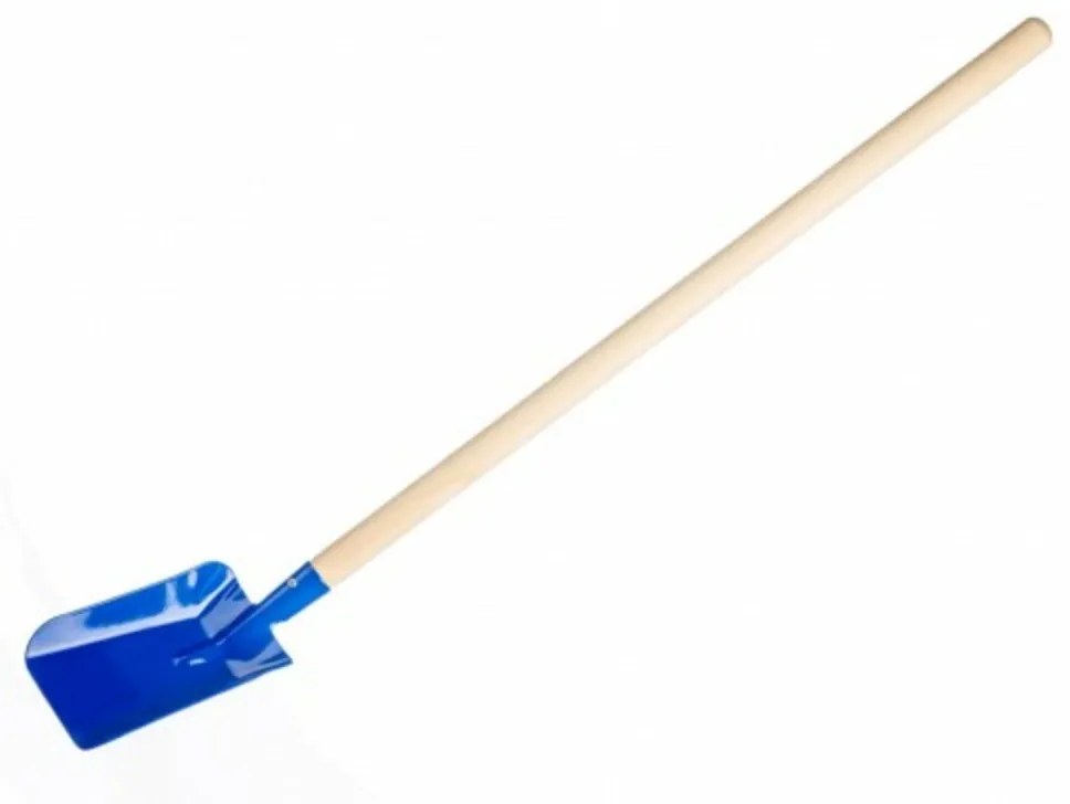 Lopata / Lopata albastru cu mâner metal / lemn 80cm instrument
