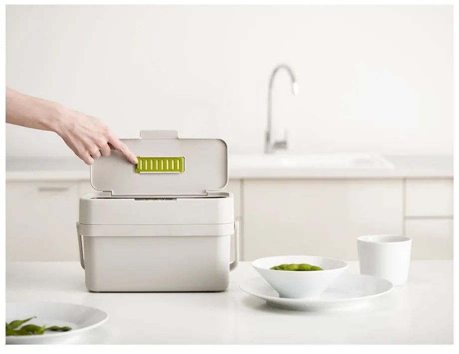 Recipient pentru deșeuri compostabile Joseph Joseph Compo, bej