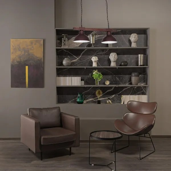 Lustra cu lant HAKON 2xE27/60W/230V