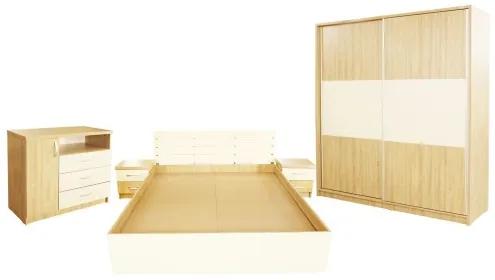 Dormitor Milano cu Pat Sonoma 160x200 cm