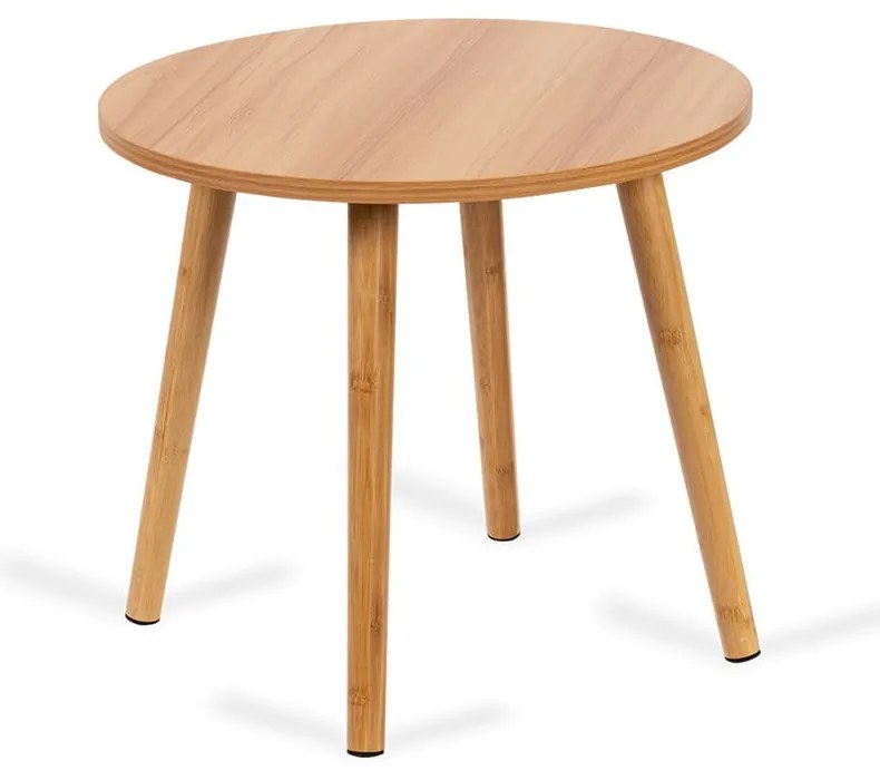 Măsuțe de cafea în culoare naturală 2 buc. rotunde ø 60 cm Luke – Bonami Essentials