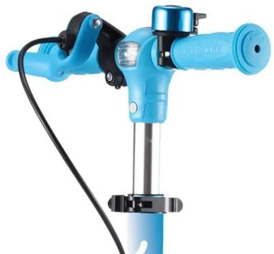 Trotineta copii cu roti luminoase din silicon NOVOKIDS™ Toy Cube , cu lumini, 3 roti,pliabila, maner reglabil pe inaltime,maxim 50 kg, sistem frana