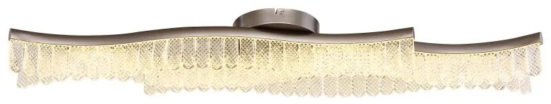 Lustra aplicata, Metal Grafit Mat, Cristale Acrilice, JULIET 67348D GL