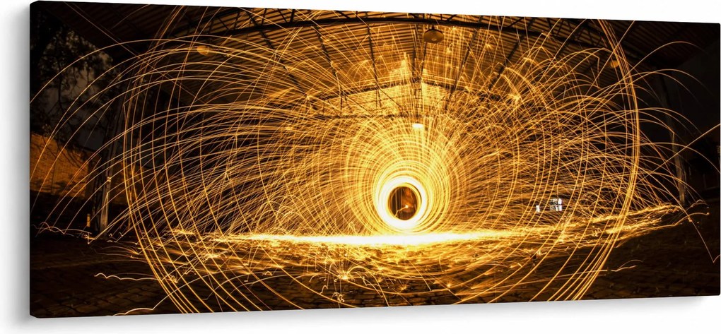 Tablou - Disc luminos (120x50 cm)