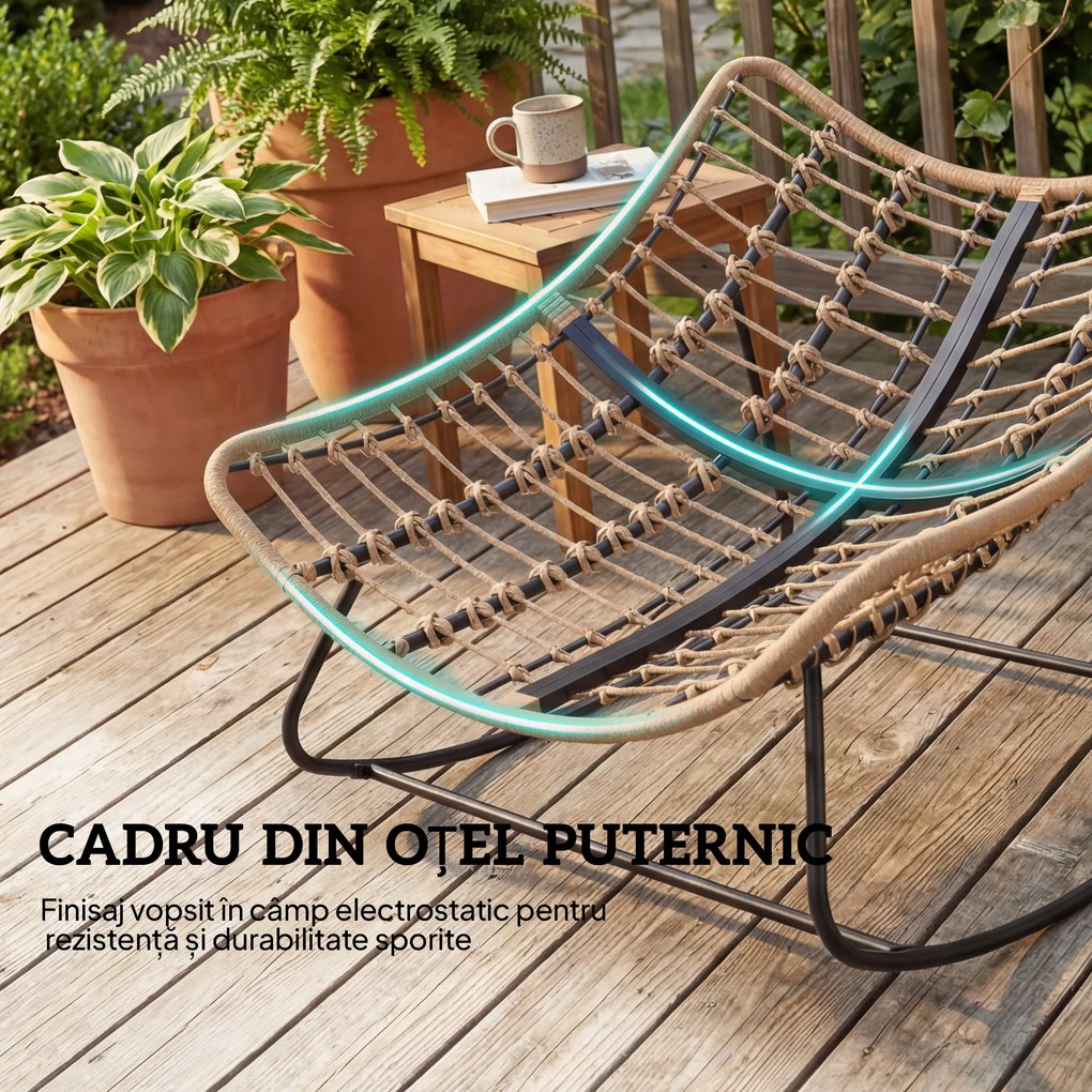 Outsunny terasă cuib rotund | Aosom Romania