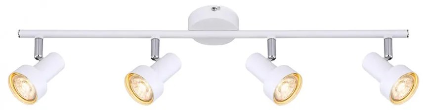 Lustra cu 4 spoturi design industrial Konrad alb 5357 RX