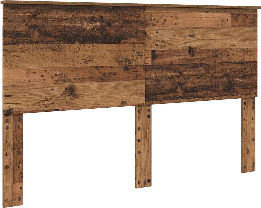 vidaXL Tăblie cap cu headboard Lemn Vechi 160 cm Lemn compozit