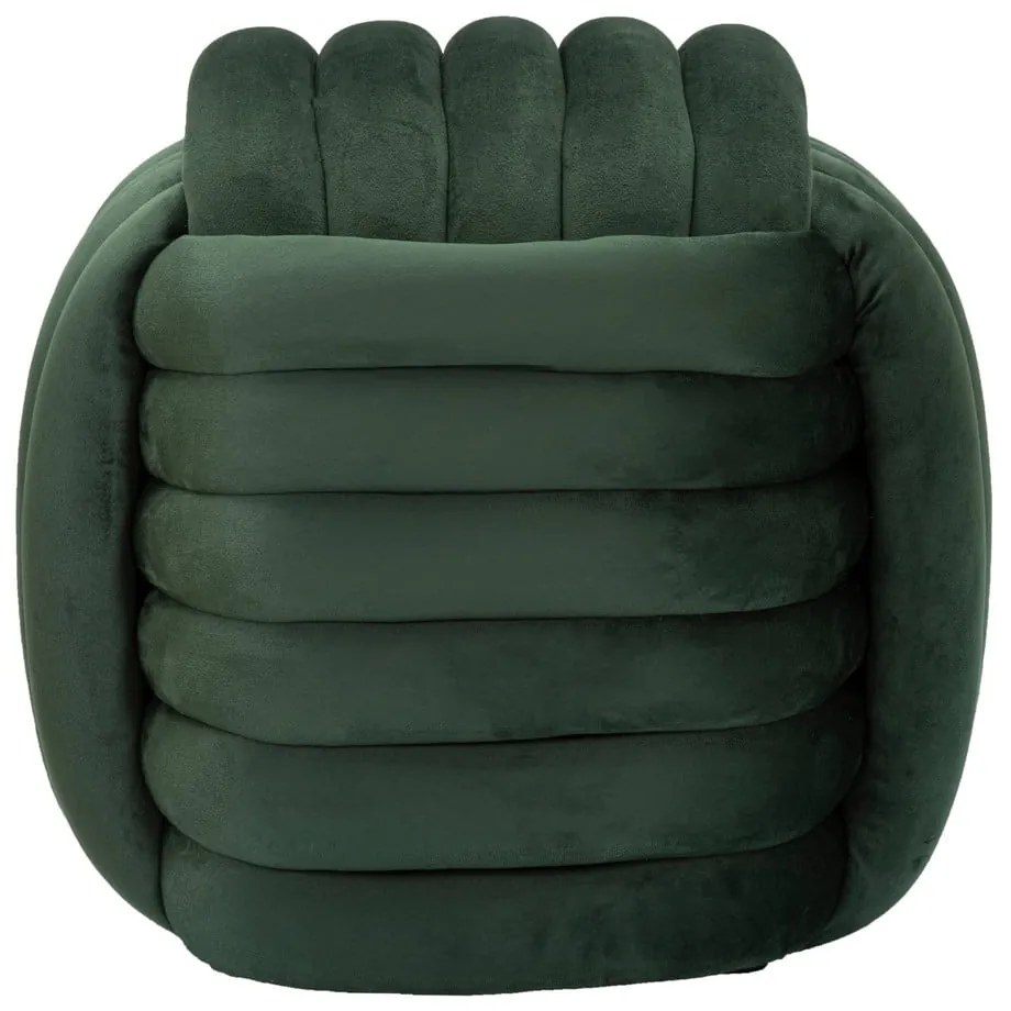 Taburet verde cu tapițerie din catifea Softy – Mauro Ferretti