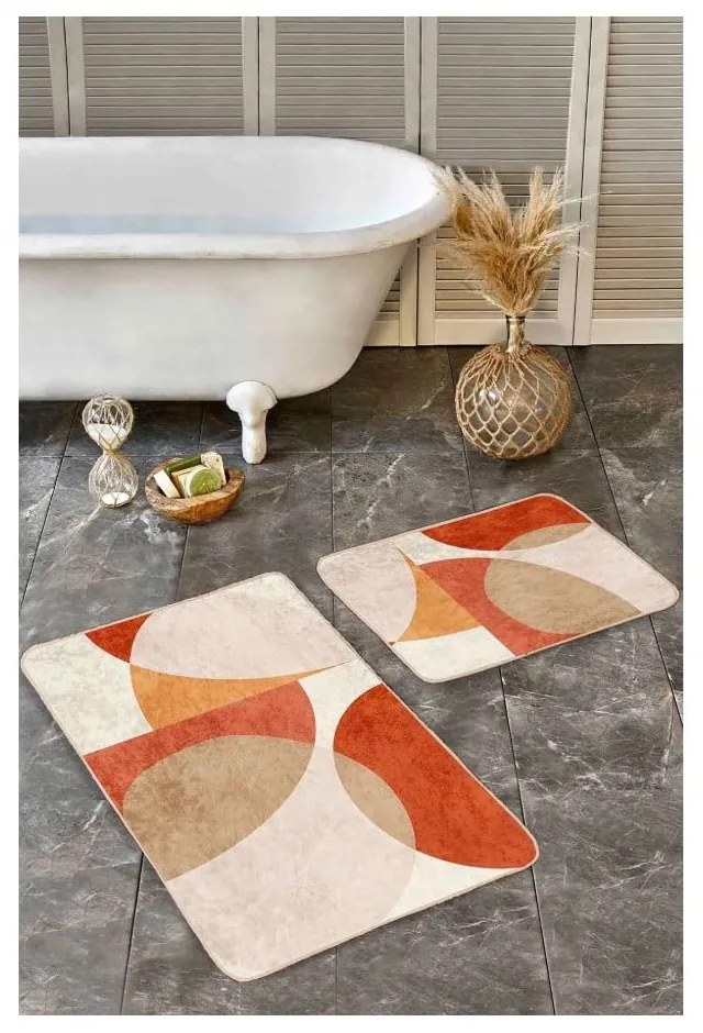 Covorașe de baie 2 buc. din catifea 60x100 cm – Mila Home