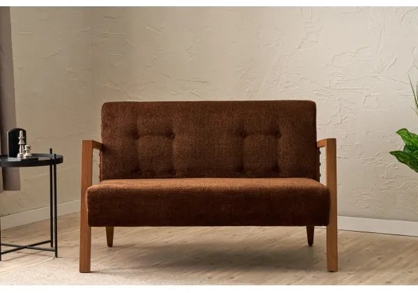 Canapea TUMI, 2 locuri, maro