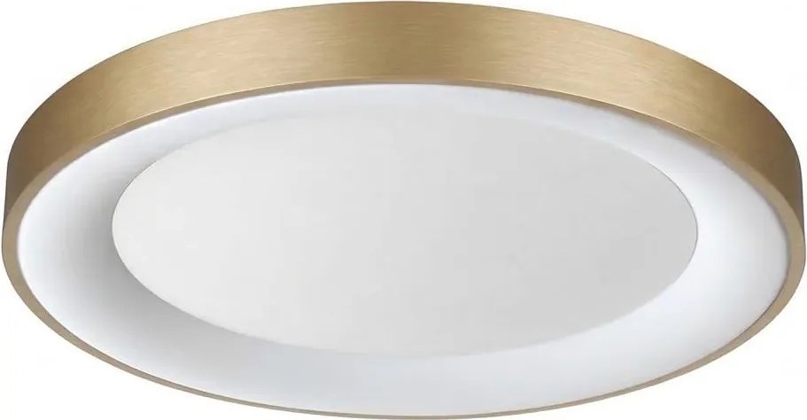 Ideal Lux - Plafonieră LED PLANET, 25W, 230V, CRI 90, Ø 50 cm, alamă