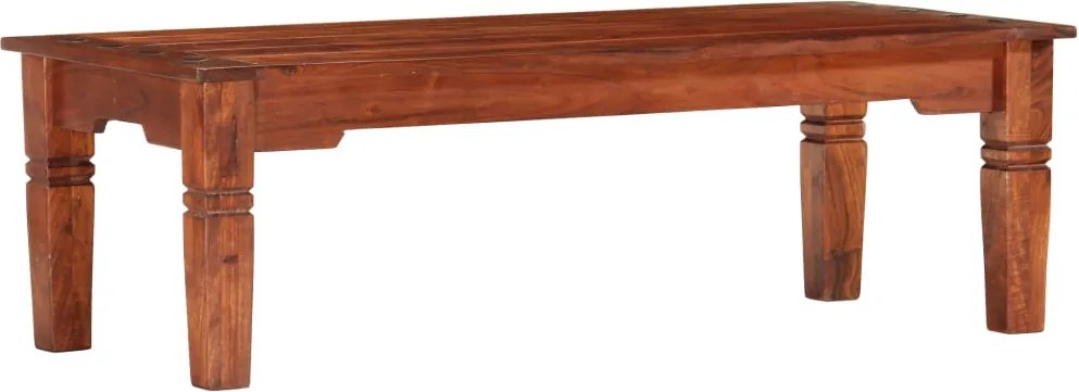 vidaXL Măsuță de cafea, 110x50x35 cm, lemn masiv de acacia