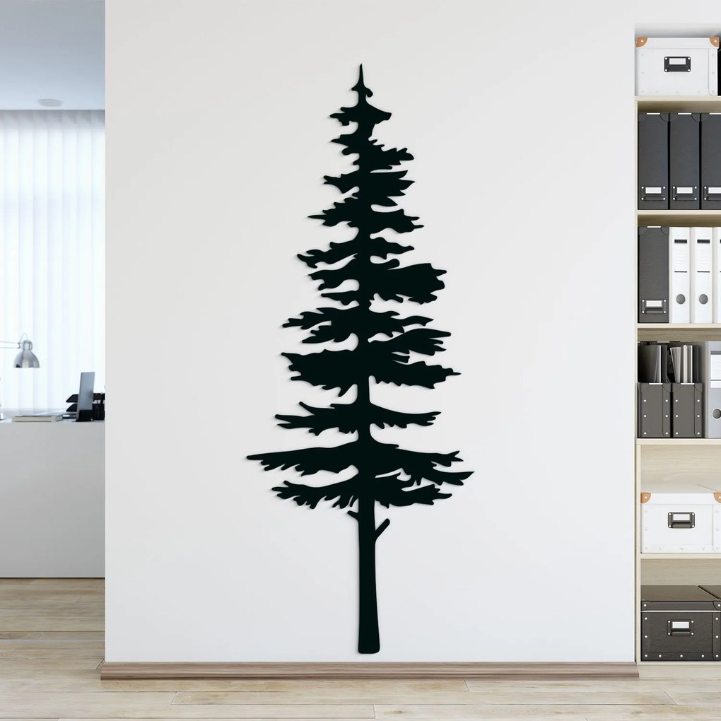 DUBLEZ | Decorațiune copac din lemn pentru perete - Conifer