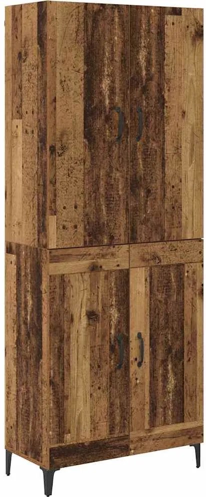 vidaXL Bufet Lemn Vechi 69,5 x 34 x 180 cm Lemn compozit