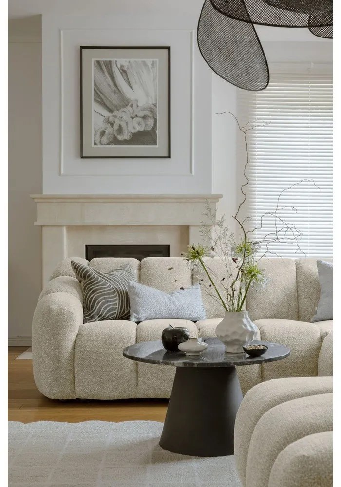 Colțar bej (cu colț pe partea stângă/în formă de "U") Shell – Miuform