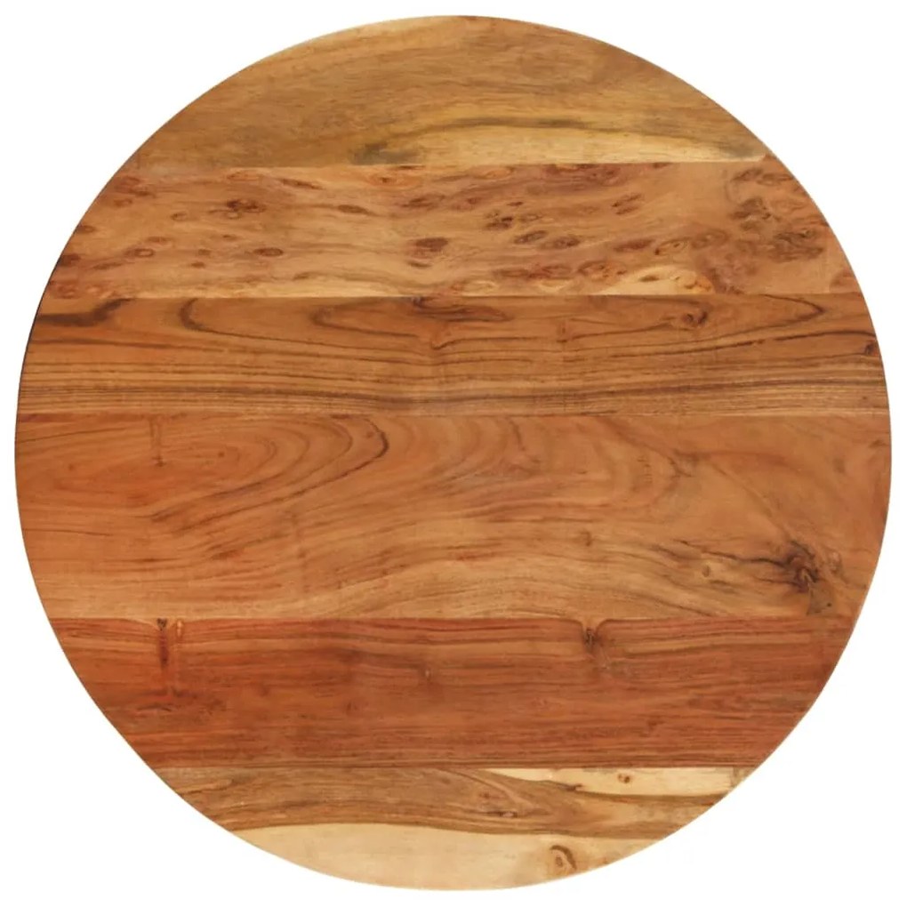 338453 vidaXL Masă laterală, 60x(42-62) cm, lemn masiv de acacia și fontă