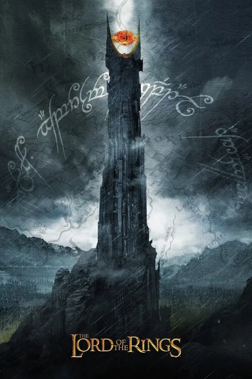 Poster de artă Lord of the Rings - Barad-dur