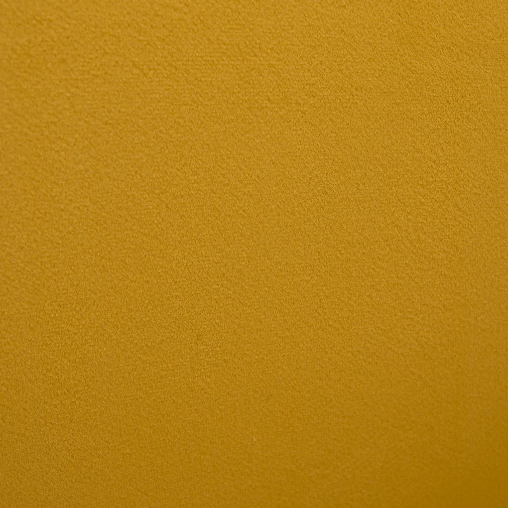 Fotoliu de design, ţesătură Velvet galbenă/gold crom auriu, EZIO