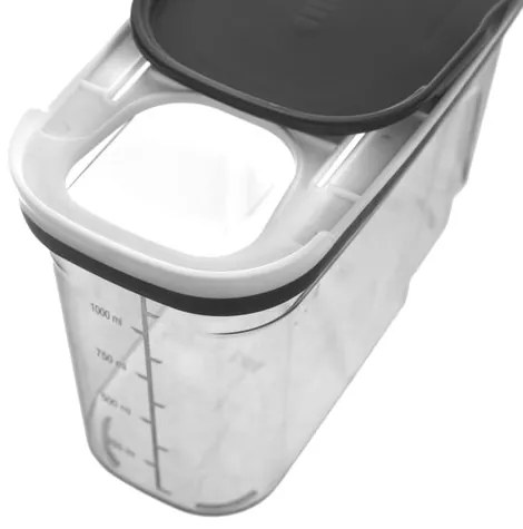 Caserolă Orion Grey cu capac dozator, 1,25 l, , 1,25 l