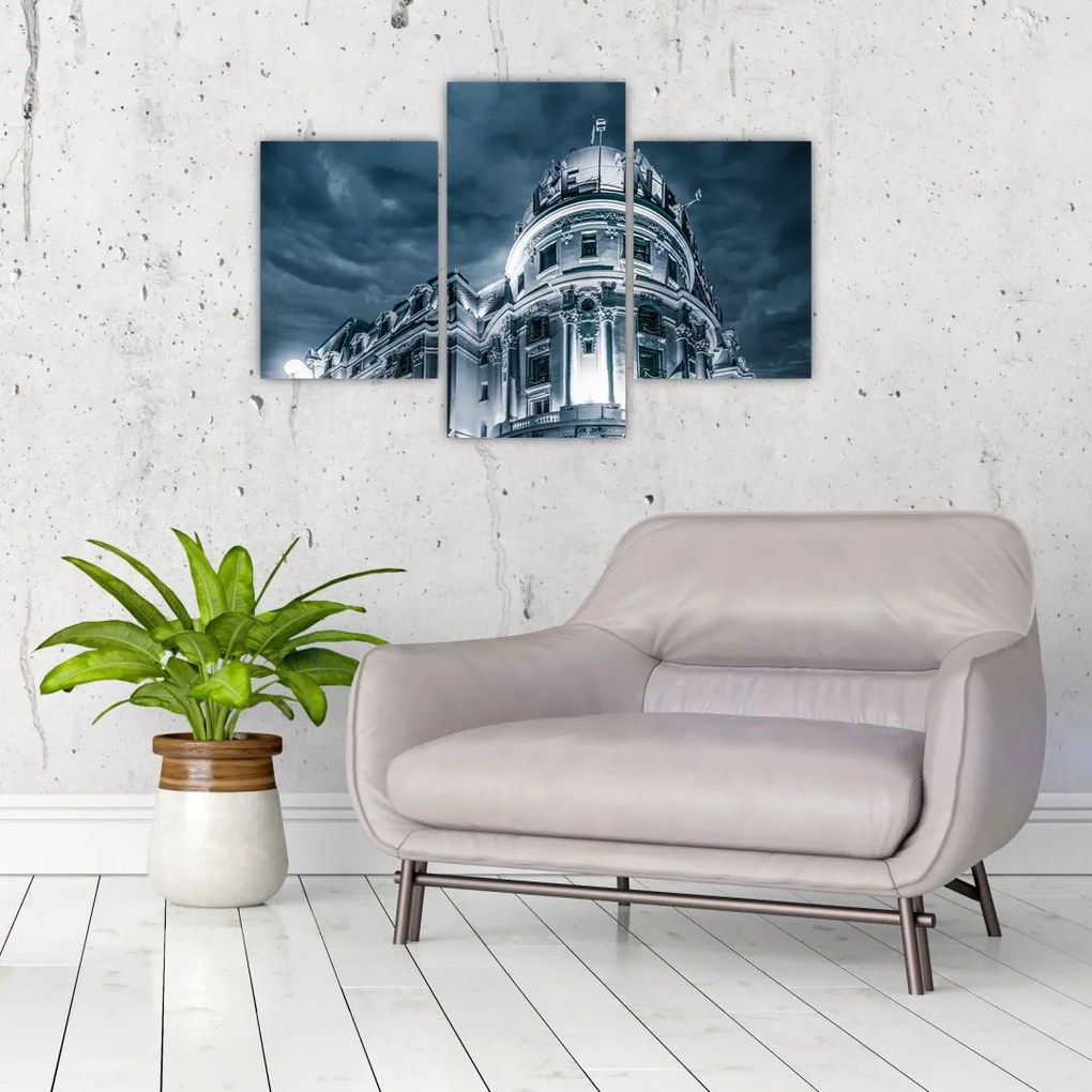 Tablou cu arhitectură în întuneric (90x60 cm)