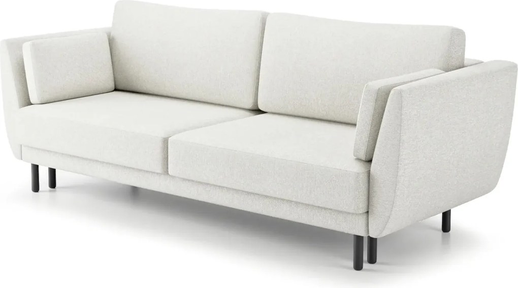 Canapea lemn masiv extensibilă Velma, 231 × 99 × 89 cm