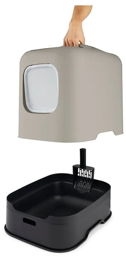 Litieră pentru pisici 40x51 cm Biala – Rotho