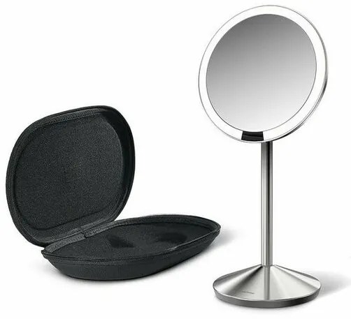 Simplehuman Oglindă de călătorie reîncărcabilă,diametru 12 cm