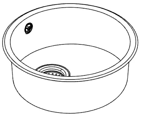 GROHE 31720SD0 - Chiuvetă K200 440 x 440 x 180 inox