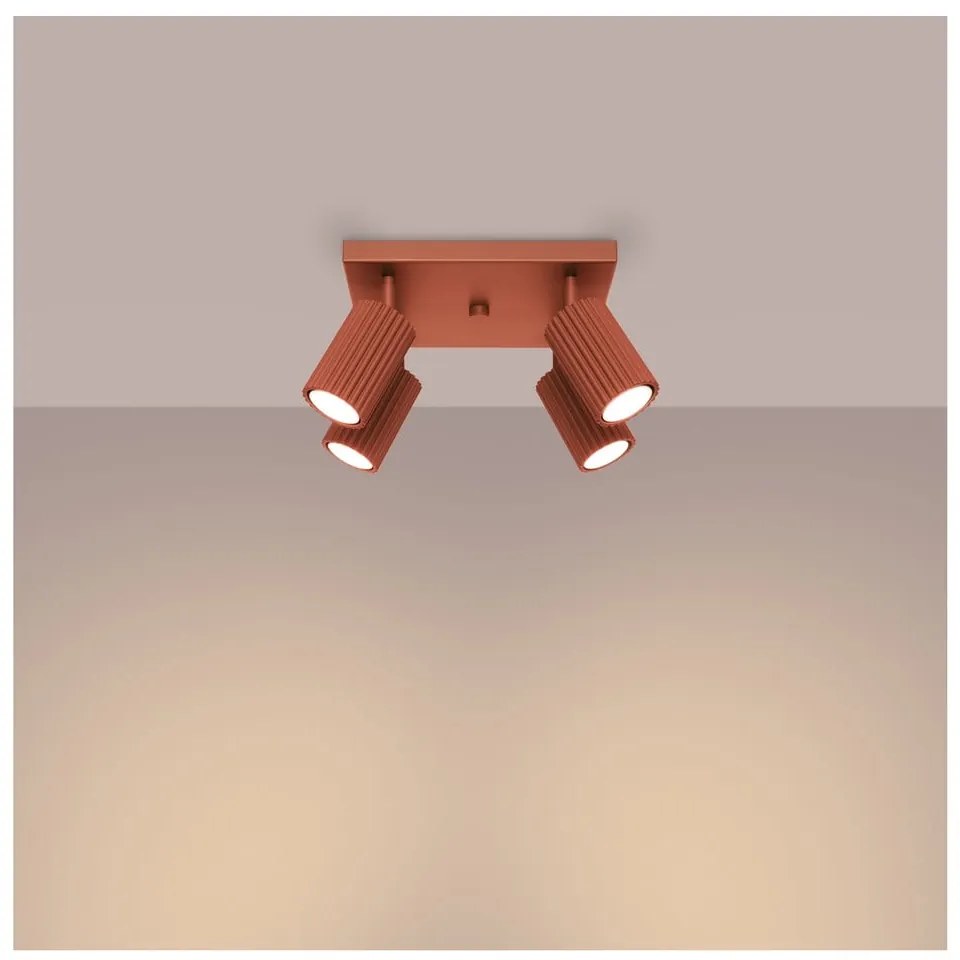 Spot cărămiziu 25x25 cm Gleam – Sollux