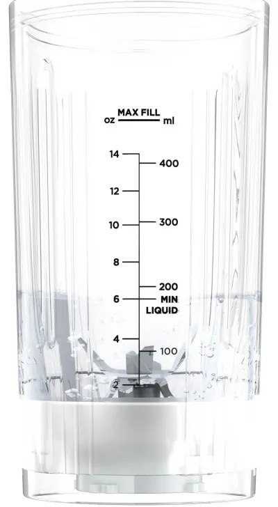 Blender portabil Ninja Blast Max BC251EUGY, 14.4W, 11.1V, 570 ml, 19000 rpm, Zdrobire gheata, Pana la 25 de cicluri, Fara BPA, Gri