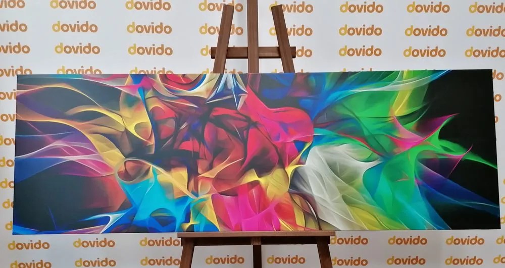 Tablou haosului colorat abstract