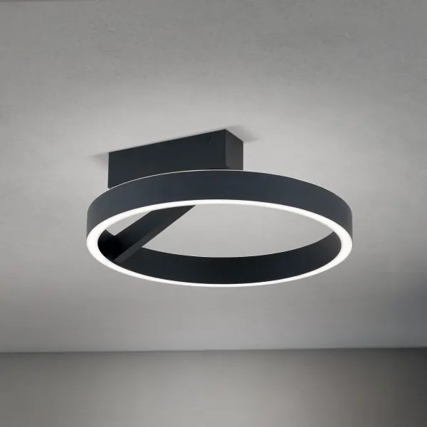 Orion - Plafonieră LED KOLK, 40W, 230V, 2700/3000/4000K, Ø 40 cm, neagră