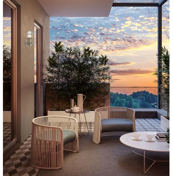 Aplică de exterior cu senzor TRITON 1xE27/28W/230V IP54 alamă Redo 90199