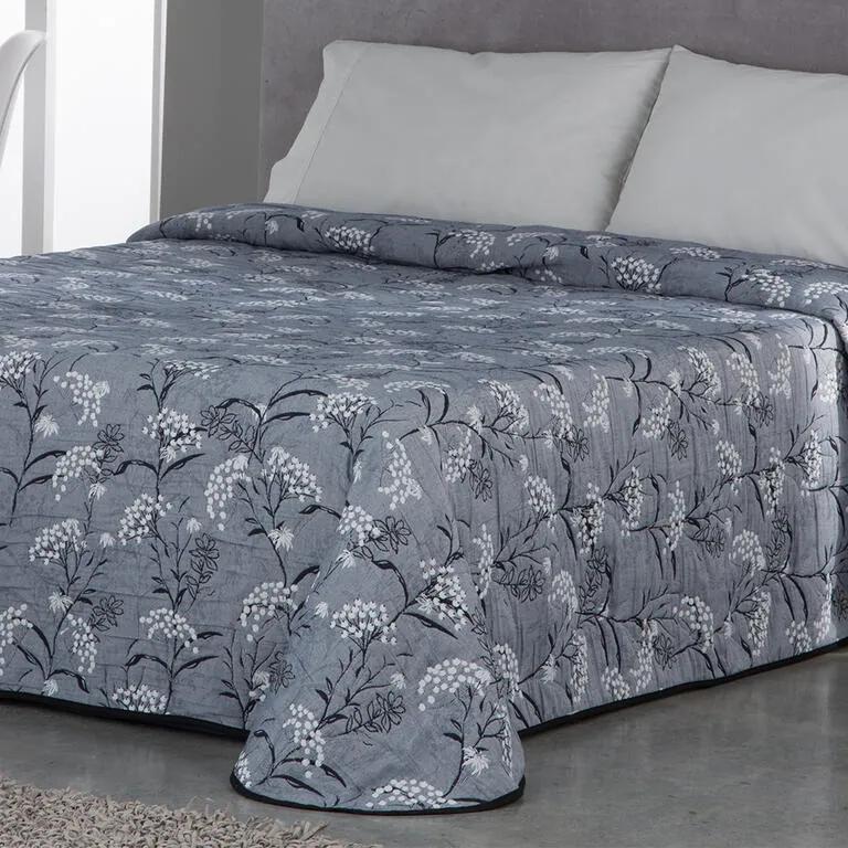 Cuvertură de pat SOCORRO, gri-albăstrui pat simplu