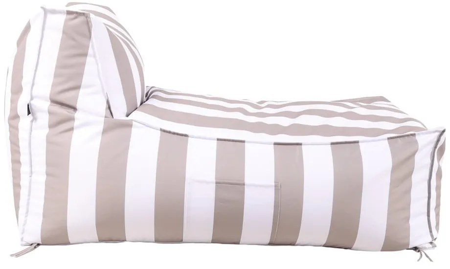 Beanbag pentru grădină alb-gri – Bonami Essentials