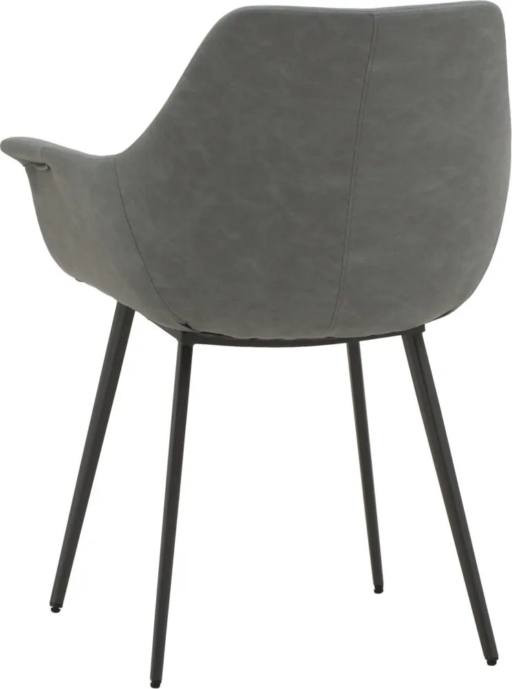 SCAUN TIP FOTOLIU MARTA -IMITATIE PIELE - GRI