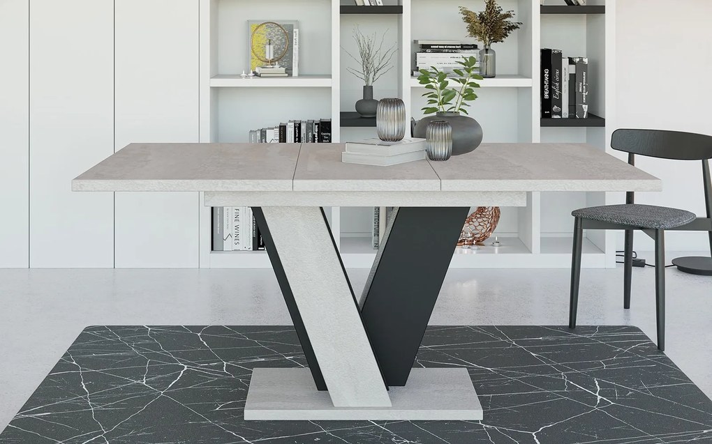 Masă lemn masiv Dining extensibilă BellaVista 120/160x90 cm