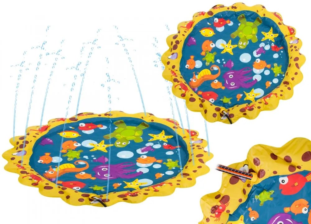 Piscina de grădină pentru copii 100cm Yellow
