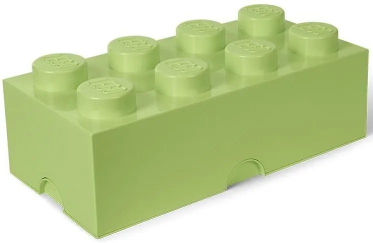 LEGO - Cutie depozitare 2x4, Verde fistic