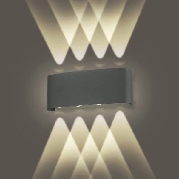 Brilagi - Aplică LED de exterior FLAREBOX LED/8W/230V antracit IP65