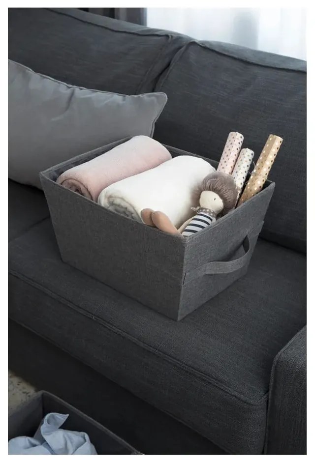 Coș de depozitare de depozitare din material textil 34,5x45x25 cm Soft Storage – Bigso Box of Sweden